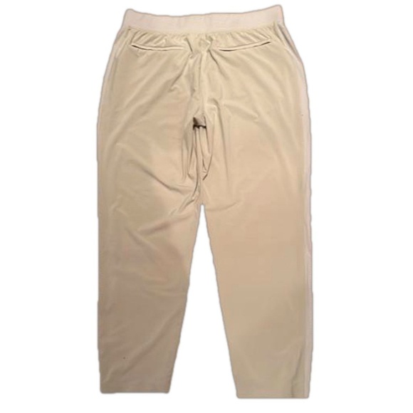 Athleta Brooklyn High Rise Off White Sustainable Athletic Pants Pockets Size 14 - Picture 6 of 10